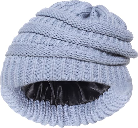 Somstyle Beanie Muts - Voor Heren & Dames - Wintermuts - Grijsblauw