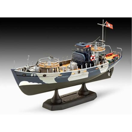 Revell Modelbouwpakket Schepen - 05242 KFK Kriegsfischkutter - Mine warfare vessels - Schip Plastic - 1:144 - Modelbouw