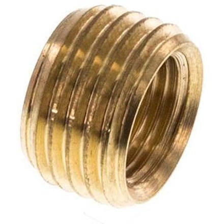 Verloopring G1/8'' Binnendraad X G1/4'' Buitendraad Messing 100bar [10 Stuks]