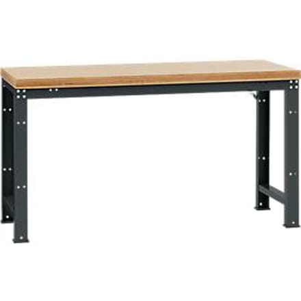 Manuflex werkbank Profi standaard, Tafelblad multiplex B 1750 x D 700, antraciet