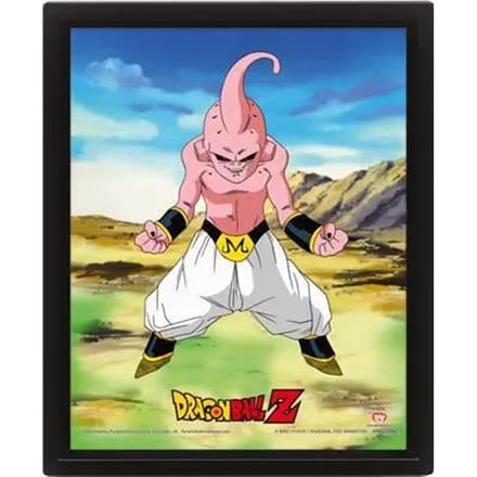 3D lenticulaire frame Pyramid Dragon Ball Z 2 Sides Of Buu