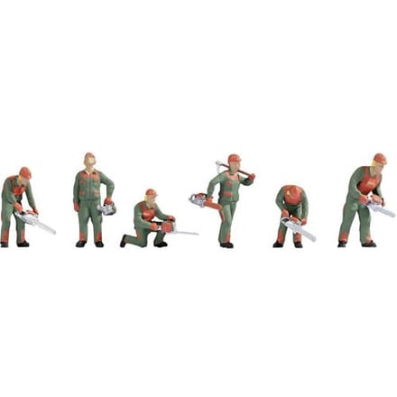 NOCH 0045061 TT Bosbouwarbeiders figuren Geverfd, Staand