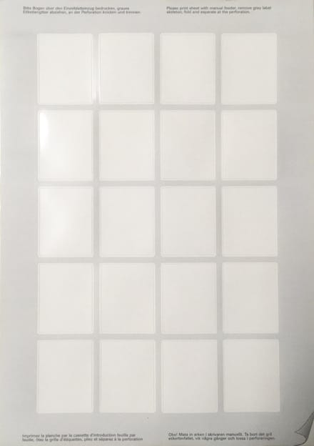 Herma Pasfoto etiketten 35 x 45 - A4