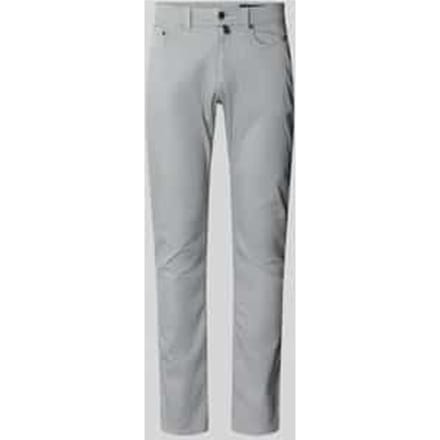 Jeans met labeldetail model 'Lyon'
