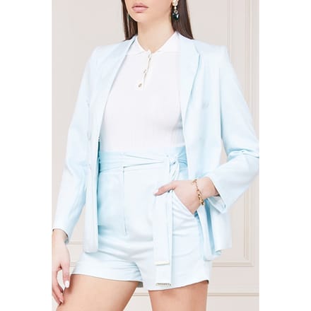 GUESS Marciano By  Martina Blazer Solid Peaceful Sky Taglia: 38 | Blazers Outlet | Donna