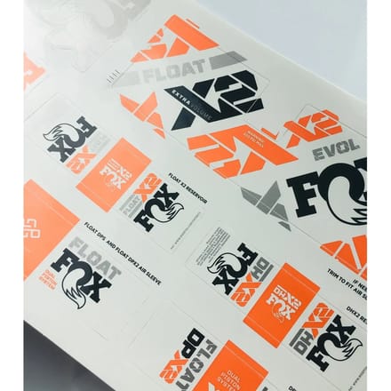 Shock sticker velletje Fox FOX Decal 2021 AM, 40, Factory