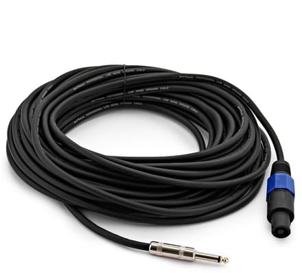 2 Pole speaker - Jackkabel-15 m