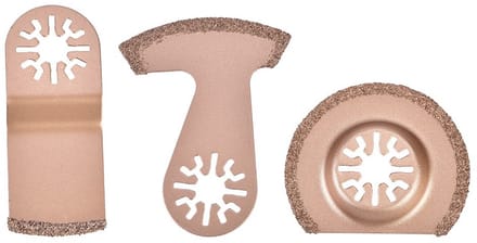Oscillerende Accessoireset - 3 Delige Multitool Zaagbladen voor Hout, Metaal en Kunststof