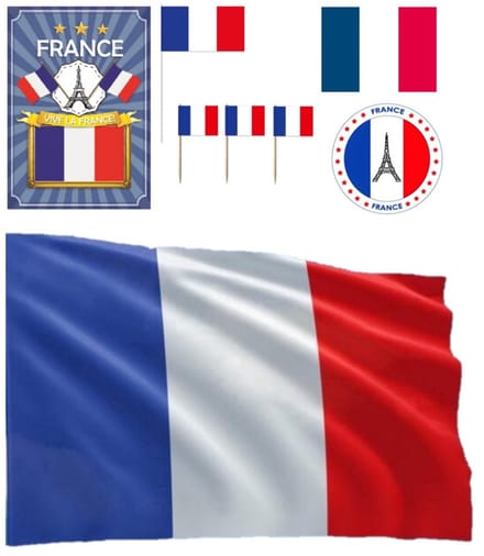 Frankrijk versiering pakket