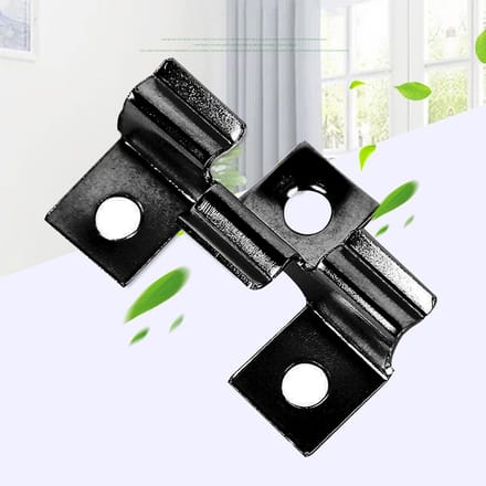 100 stuks Zwarte WPC Terrasplank Clips van RVS voor 7-10 mm Dikte