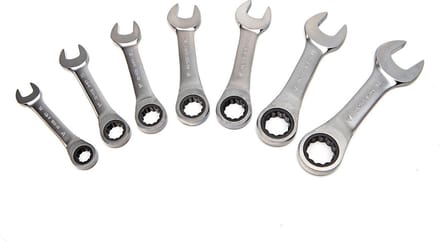 AOK 10 mm PROFI korte ringratel - steeksleutel