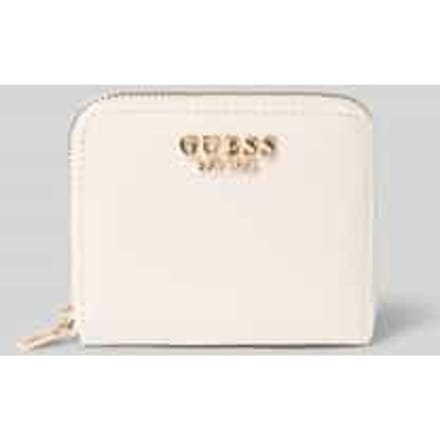 GUESS portemonnee Gilda SLG Zip Around Wallet Cream White crème