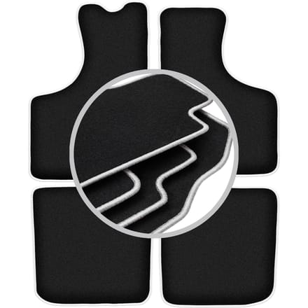 CARLUX-SILVER automatten voor: Skoda 1000MB sedan (1966-1969)
