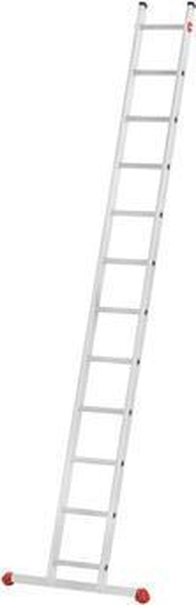 Hailo aluminium uitschuifbare ladder S80 ProfiStep Duo, 2 x 18 sporten
