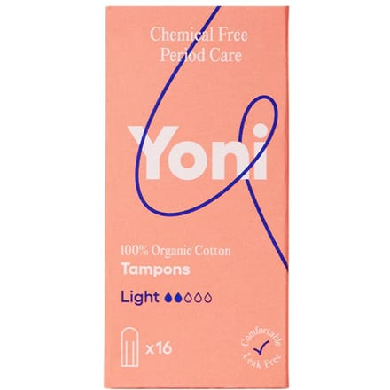 Yoni Tampons - Light - Biologisch Katoenen - 16 stuks