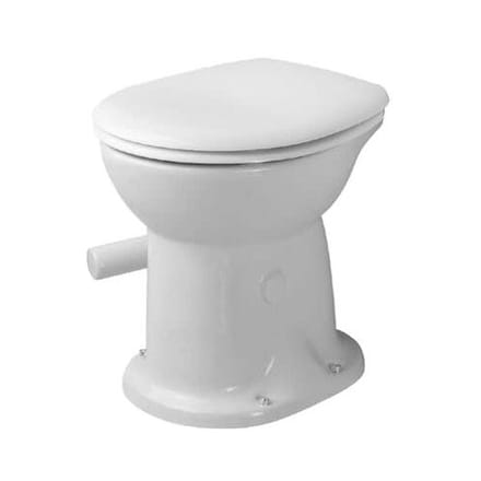 Duravit DU staand toilet Design Classics 470 mm droogtoilet, wit, 0180010000