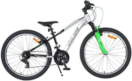 Volare Boost Kinderfiets - 24 inch - Zilver Groen - 21 versnellingen