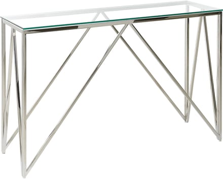 WESO - Consoletafel - Zilver - Veiligheidsglas