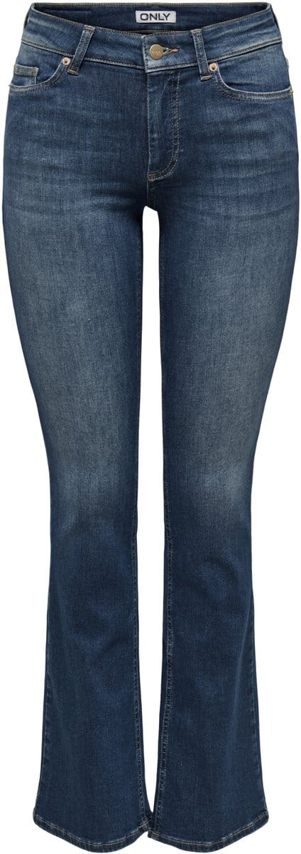Bootcut Jeans Only 15353700 BLUSH MID FLARED-DARK BLUE DENIM