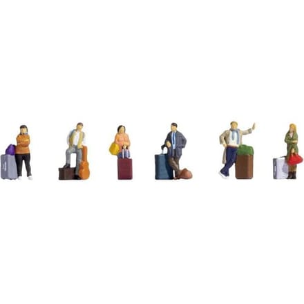 NOCH 15217 H0 Reizigers figuren Kant-en-klaar model