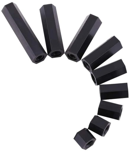 Cosensi - 100 Stuks PA66 M3 Vrouwelijk Hex Schroefdraad Spacers