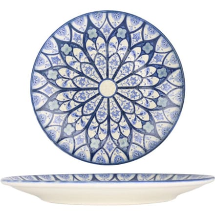 Bonna Dinerbord - Esnaf - Porselein - 27 cm - set van 6