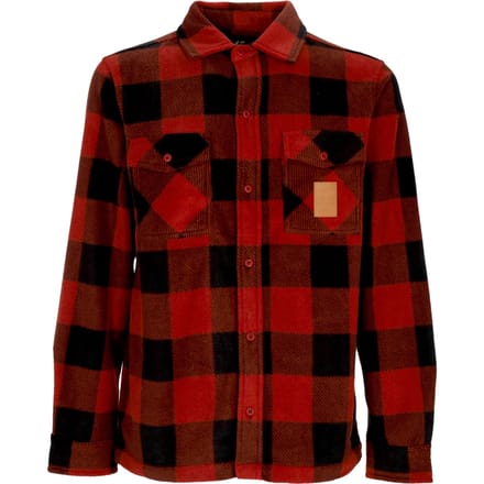 Woodsman Fleece Roest herenshirt met lange mouwen