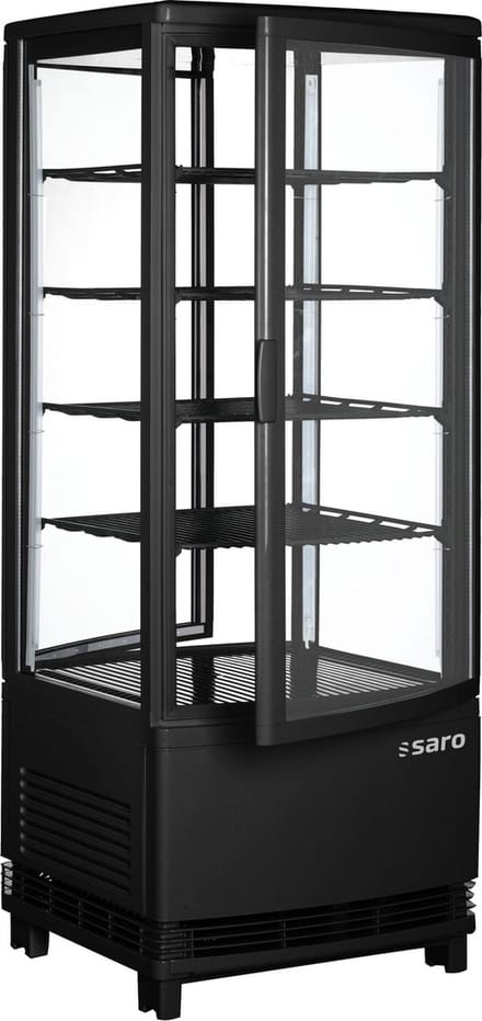Koelvitrine Sc 100 Dt Zwart - Saro 330-1015 - Horeca