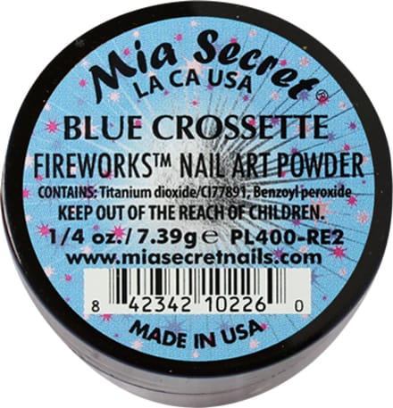 Fireworks Acrylpoeder Blue Crossette