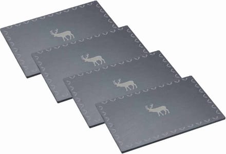 KitchenCraft Slate Placemats "We Love Christmas"