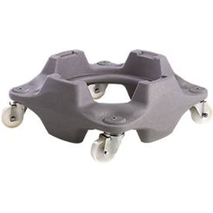 Transportrol, voor bakken van 75 l & 100 l, B 532 x D 532 x H 237/247mm, polypropeen, grijs
