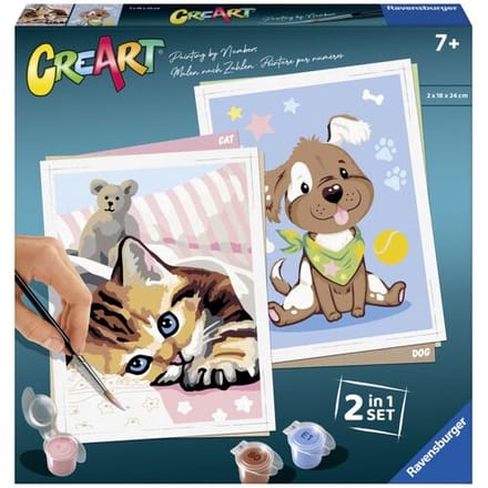 Ravensburger Schilderen op nummer (Favoriete dieren)