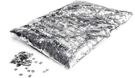 Magic FX CON12SL vierkante metallic confetti 6x6mm zilver