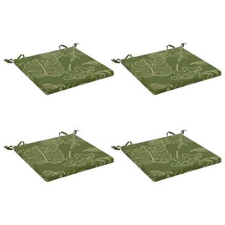 vidaXL - 4-Piece - Zitkussens - SOEST - 4 - st - 100% - Polyester - Blad - Design