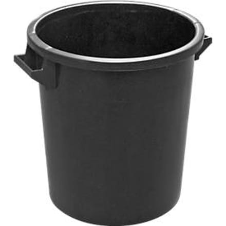 Ton, van HDPE, stapelbaar 35 liter, zwart