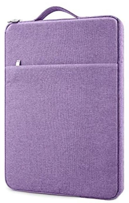Laptophoes 14 inch met Handvat - Paars