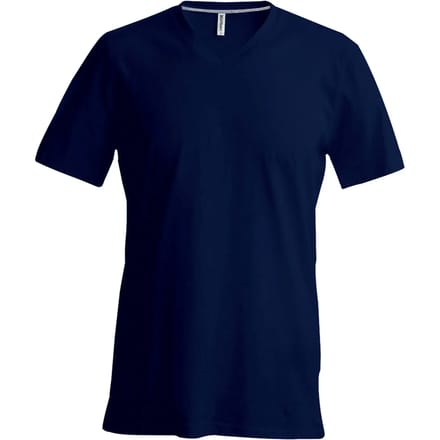 Kariban T-shirt V-hals korte mouwen K357 - Navy - XXL