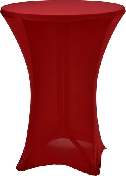 Statafelrok Stretch Style - Ø 85 cm - Rood