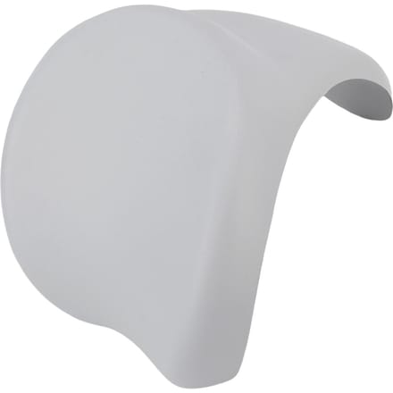 Badkussen met Zuignappen PU Waterdicht Comfortabele Badkuip Hoofdsteun voor SPA Hot Tub white