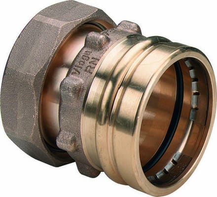 Viega Sanpress Fitting met 2 aansluitingen