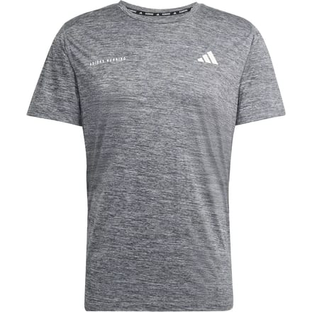 Adidas Performance Own The Run Melange T-Shirt - Heren - Zwart