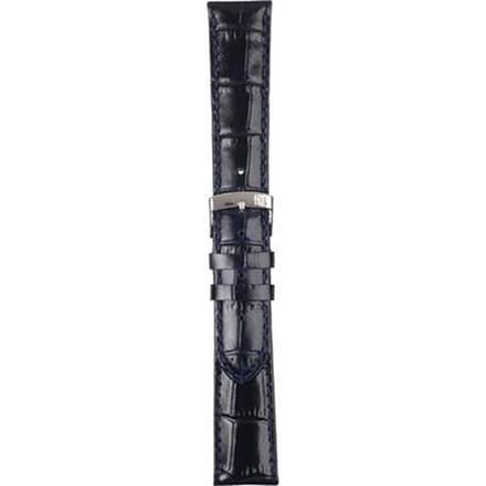 Morellato PMX062SAMBA PF Horlogebandje - Leer - Donkerblauw - 20 mm