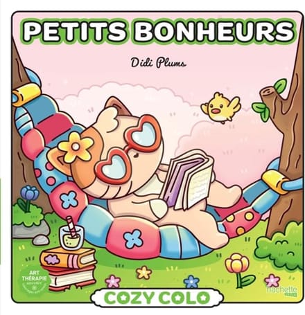 Atelier Créatif Cozy Colo COZY COLO DIDI PLUMS : PETITS BONHEURS - Kleurboek voor volwassenen
