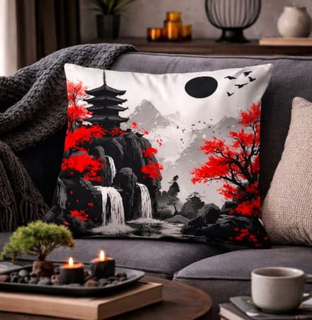 Japanese Serenity Collection Kussenhoes - 45x45 cm