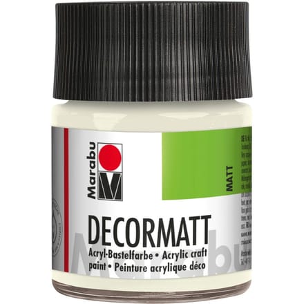 Marabou Decormatt, 50ml - Wit