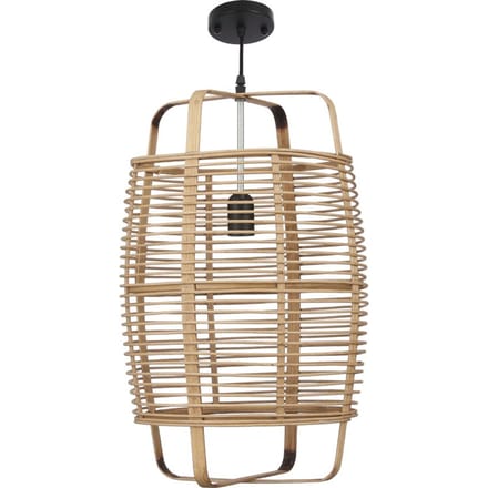 Mica Decorations Page Hanglamp - Ø31 cm - Bamboe - Bruin