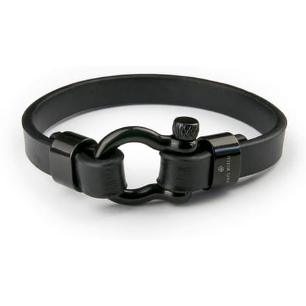 Paul McNeal MB0006BB Lederen Armband Lengte 21cm