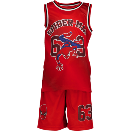 Spiderman Kledingset - Rood Rood 92