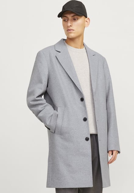 JACK&JONES - JJEHARRISON WOOL BLEND COAT SN - Heren - Gewatteerde jassen