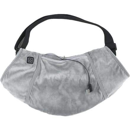Verwarmde Handmof Elektrische Verwarmde Handwarmer Zakje met USB-aansluiting Riem 3 Temperaturen gray